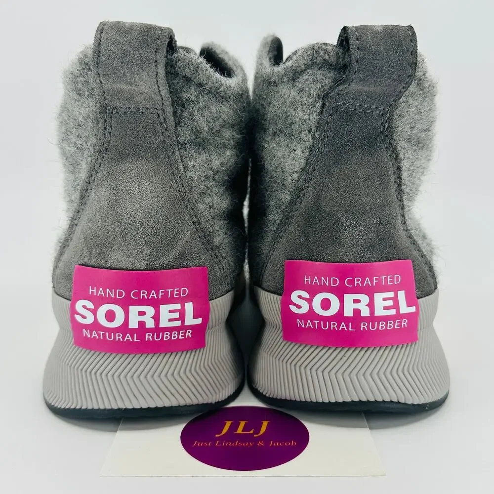 Sorel Out N About Classic Boots Quarry NY4563-052 Kids Size 6 / Women's Size 7